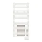 Sèche-serviette électrique soufflant EQUATION 1500W, 107 x 50 cm Eolto blanc