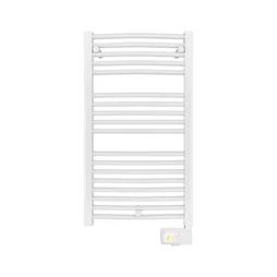 Sèche-serviettes électrique EQUATION 500W, H.98 x l.50 cm Kaltar 500 courbe blc blanc