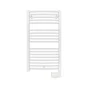 Sèche-serviettes électrique EQUATION 500W, H.98 x l.50 cm Kaltar 500 courbe blc blanc