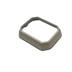 Embase poteau pvc CLEA, P.9 cm x l.6 cm x H.2 cm, gris
