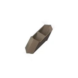 Entretoise intermédiaire pvc CLEA, P.3 cm x l.2,7 cm x H.3 cm, gris