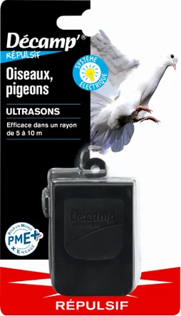 Répulsif ultrasons anti-pigeons DECAMP'