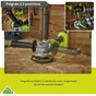 Meuleuse sans fil 125 mm RYOBI Rag18125-0, 18 V
