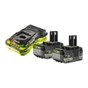 Kit 2 outils RYOBI Rc18150-250x, 18 V 5 Ah, 2 batteries