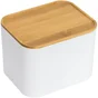 Boîte bambou plastique, SENSEA, H.11 x l.12 x P.11 cm