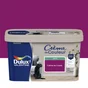 Peinture interieure multi support crème de couleur DULUX VALENTINE crème de cassis satiné 2.5L