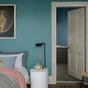 Peinture bleu canard mur, boiserie Creme de couleur DULUX VALENTINE satine 2.5 l