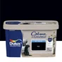 Peinture mur, boiserie Crème de couleur DULUX VALENTINE noir mat 2.5 L