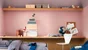 Peinture chamallow mur, boiserie Creme de couleur DULUX VALENTINE satine 2.5 l