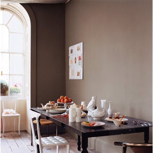 Peinture taupe mur, boiserie Creme de couleur DULUX VALENTINE mat 2.5 l