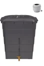 Cuve rectangulaire GARANTIA + collecteur éco gris, 300 litres