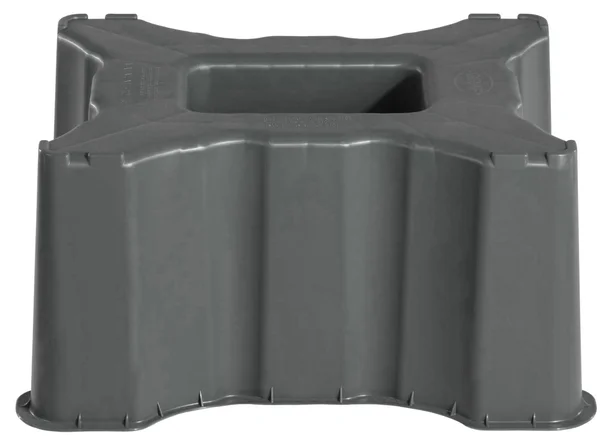 Support cuve rectangulaire GARANTIA, 300 litres, gris
