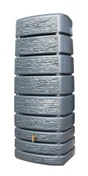 Récupérateur d'eau GARANTIA rectangulaire mural,Slim Stone , 500 litres,  gris granit