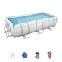 Piscine hors-sol tubulaire Power Steel BESTWAY, L.4.04 x l.2.01 x H.1 m