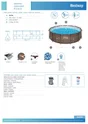 Piscine hors-sol tubulaire Steel Pro Max BESTWAY, Diam.3.66 x H.1 m
