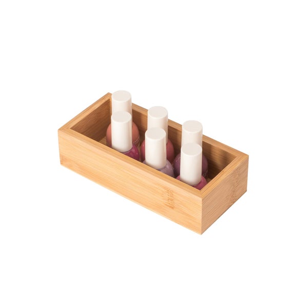 Organiseur H.4.5 x l.7.3 x P.4.5 cm, bambou naturel, s