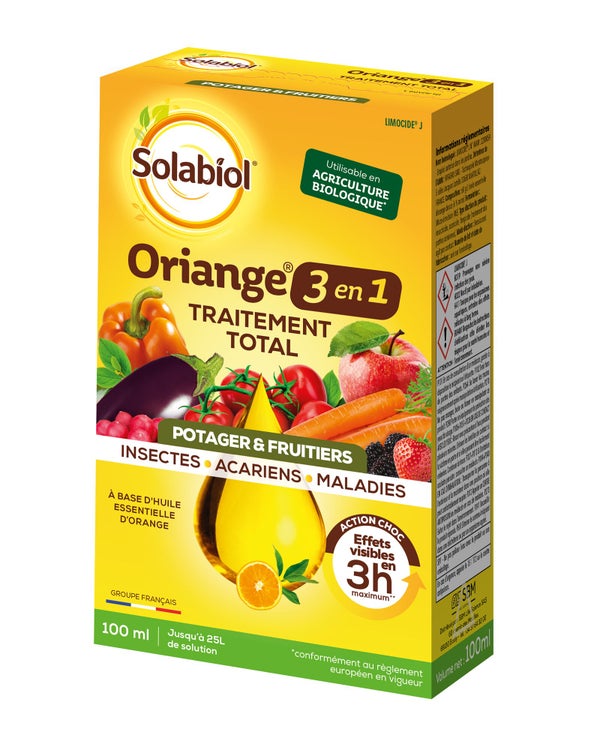 Traitement potager et fruitiers SOLABIOL,100 ml