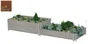 Carré potager ESTWOOD + géotextile l.120 x H.20 cm