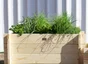 Carré potager ESTWOOD  bois non traité naturel l.119 x l.59.5 x H.30 cm
