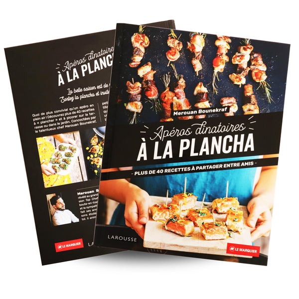 Livre apéros dînatoires à la plancha LAROUSSE