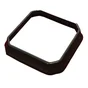 Embase poteau angle pvc CLEA anthracite, H.1 cm