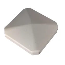 Chapeau poteau angle pvc CLEA blanc