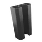 Poteau départ mur pvc CLEA anthracite, 90 x 40 cm