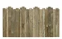Clôture jardin bois Cleveland, CERLAND, H.95 x l.180 cm, naturel