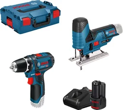 Kit de 2 outils sans fil BOSCH PROFESSIONAL, 12 V 2 Ah, 2 batteries