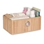 Boîte rectangulaire Natural bambou SENSEA, H.13 x l.30 x P.13 cm