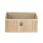 Boîte rectangulaire Natural bambou SENSEA, H.13 x l.30 x P.13 cm