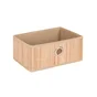 Boîte rectangulaire Natural bambou SENSEA, H.13 x l.30 x P.13 cm