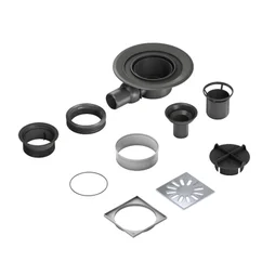 Siphon horizontal grille, Diam.50 mm, WEDI