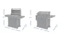 Barbecue au gaz CAMPINGAZ Onyx 4 S, noir