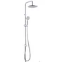 Colonne de douche et bain sans robinetterie,chome, SENSEA Essential