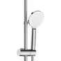 Colonne de douche et bain sans robinetterie,chome, SENSEA Essential