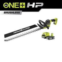 Taille-haie brushless, RYOBI ONE+ RY18HTX60A-125 18V, 1 batterie 2.5Ah, 60 cm