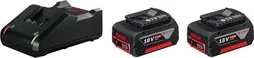 Lot de 2 batteries et 1 chargeur BOSCH PROFESSIONAL 1600A019S, 18 V 4 Ah