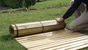 Terrasse enroulée en bois Matéa, FOREST STYLE, L.200 x l.90 x Ep.1.9 mm naturel