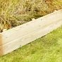 Retenue de terre à planter Nolina bois, H.60 x L.110 cm