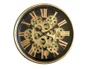 Horloge métal mécanisme noir 25 cm