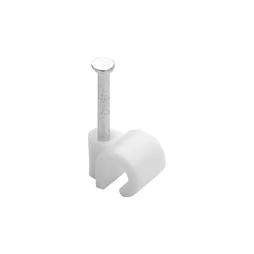 Sachet de 50 attache-fils, Diam. De 4 à 7 mm, L.9 mm, blanc