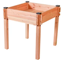 Potager sur pieds MON PETIT POTAGER bois L.  70 x L.  70 x H. 78 cm