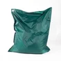 Pouf de sol rectangulaire 140 x 180 cm IN&OUT COTTON WOOD--Vert Emeraude