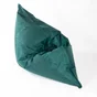 Pouf de sol rectangulaire 140 x 180 cm IN&OUT COTTON WOOD--Vert Emeraude