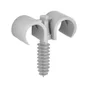 Lot de 10 clips parapluies doubles, diam. 20 mm