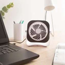 Mini ventilateur de table EQUATION 3 W Diam. 14 cm noir
