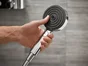 Pommeau de douche 3 jets, HANSGROHE Pulsify eco chromé