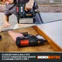 Agrafeuse / cloueuse sans fil WX840.9, WORX, 20 V (sans batterie)