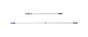 Lot de perche, rouleau et recharge 135 - 226 cm aluminium DEXTER